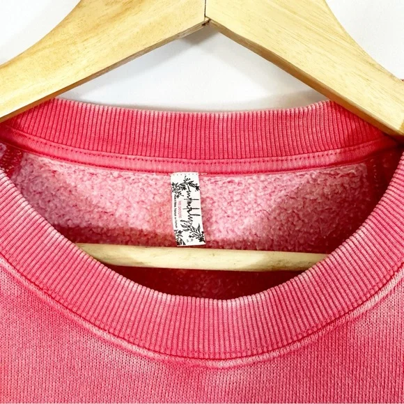 Sold Free People Crewneck Raglan Sleeve Pullover Sweatshirt - Picture 7 of 10